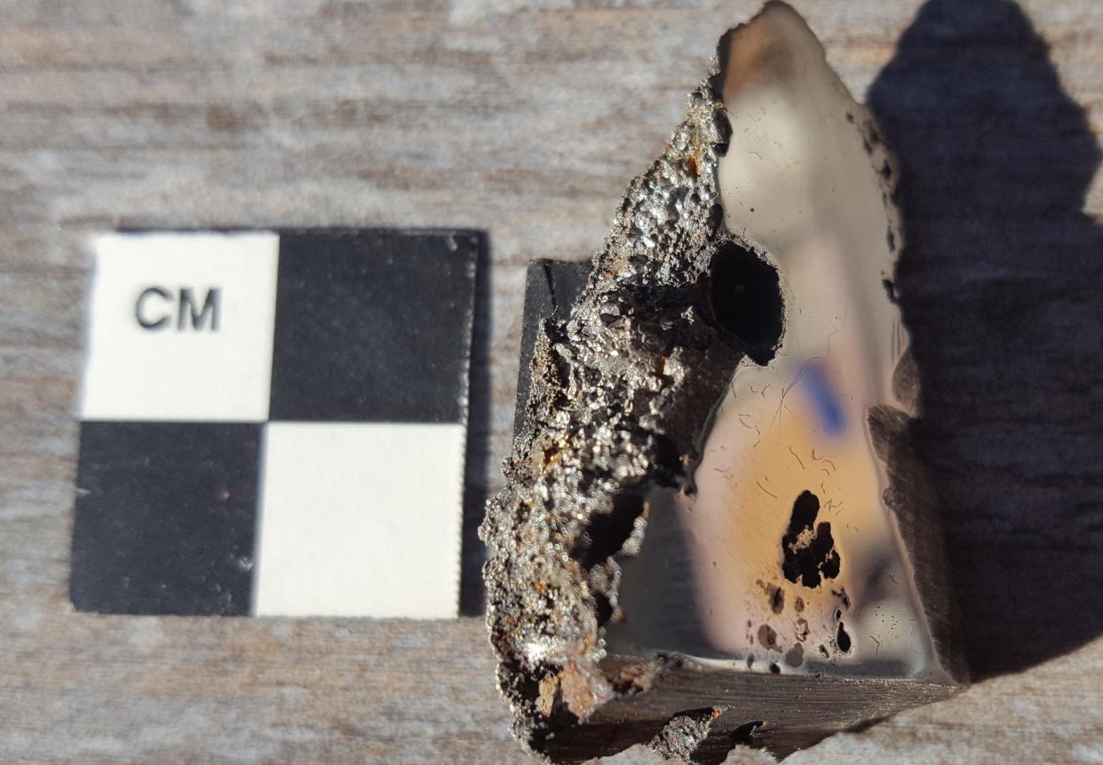 Two new minerals were found in the meteorite (Chris Herd) 