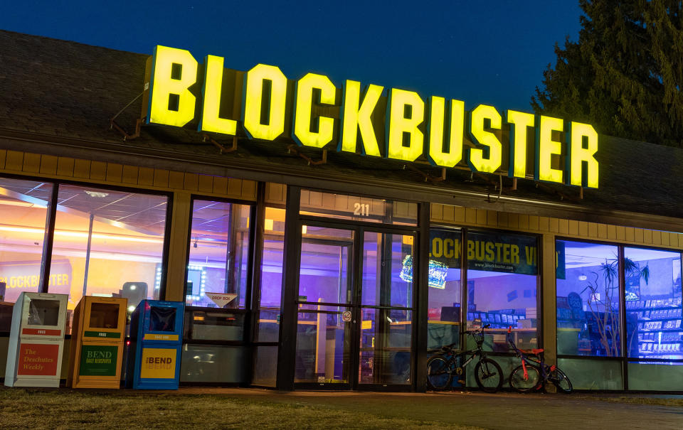 The last Blockbuster store in Bend, Ore. (Airbnb)