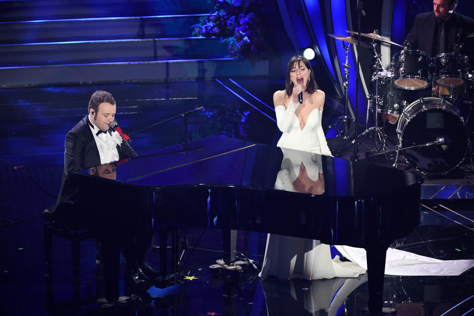 Raphael Gualazzi e Simona Molinari (Photo by Daniele Venturelli/Getty Images)