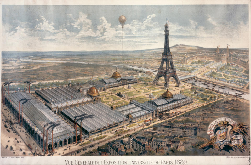 Vue de l'exposition universelle de Paris 1889