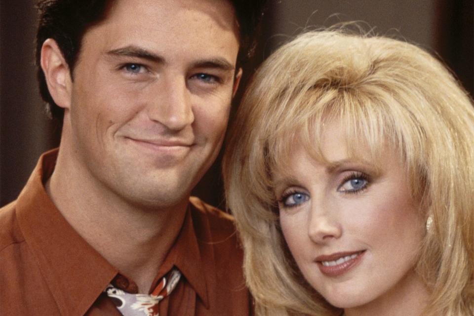 Matthew Perry and Morgan Fairchild on 'Friends'