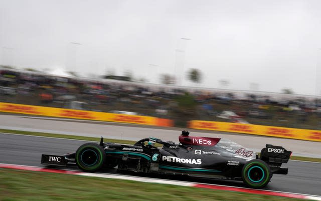 Lewis Hamilton finished fifth at Sunday's Turkish Grand Prix (Francisco Seco/AP) 