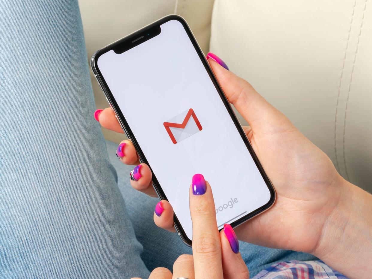gmail on iphone