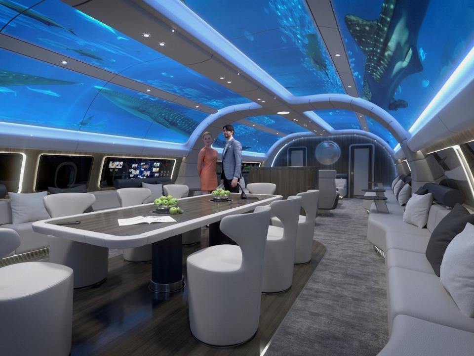 Lufthansa Technik A330 VIP cabin concept.