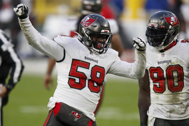 Shaquil Barrett: Tampa Bay Buccaneers linebacker dedicates emotional  pick-six against Chicago Bears to his late daughter