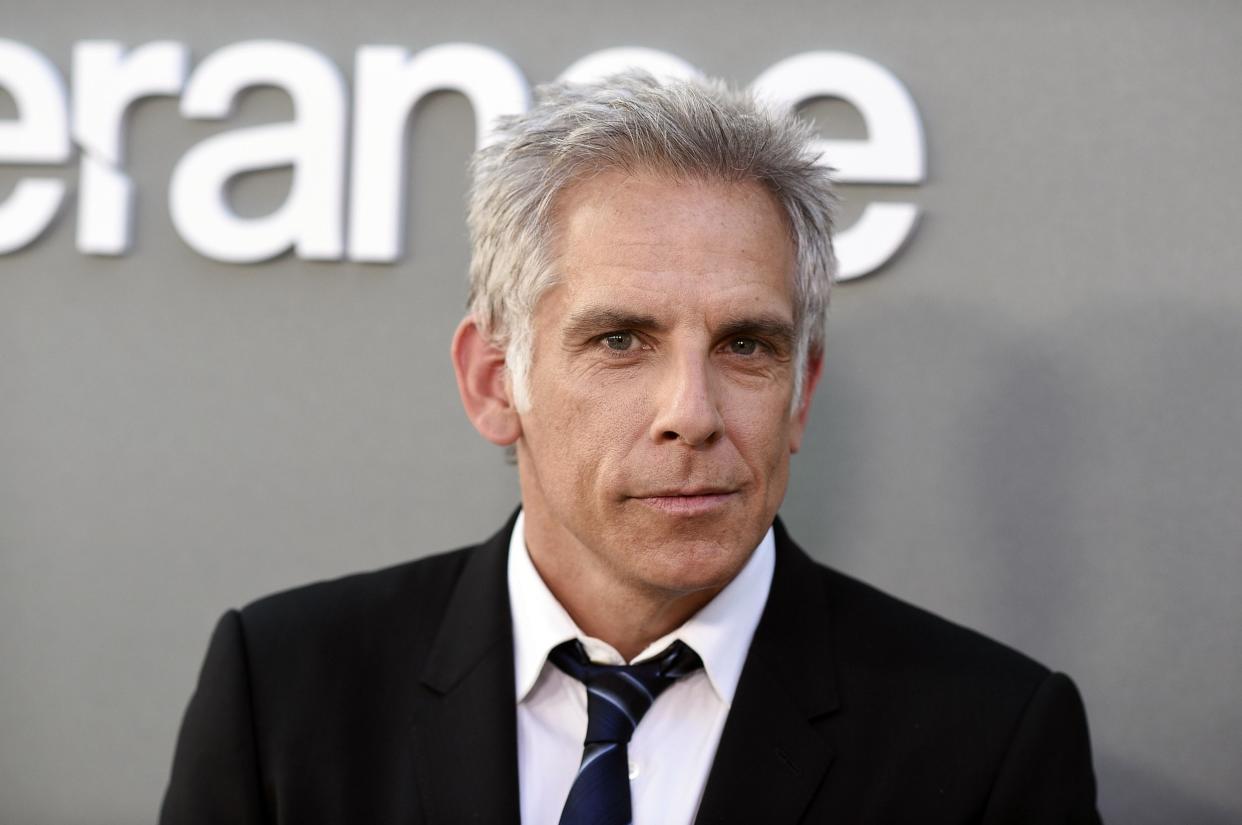 Ben Stiller arrives at the premiere of "Severance" on April 8, 2022, in Los Angeles. 