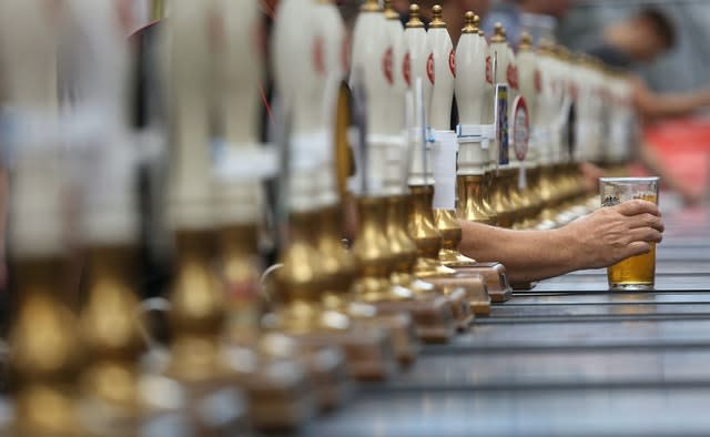 A half pint of real ale (philip Toscano/PA)