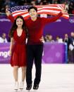 <p>alexshibutani: WE DID IT!!!!! @maiashibutani @shibsibs @teamusa<br> (Photo via Instagram/alexshibutani) </p>