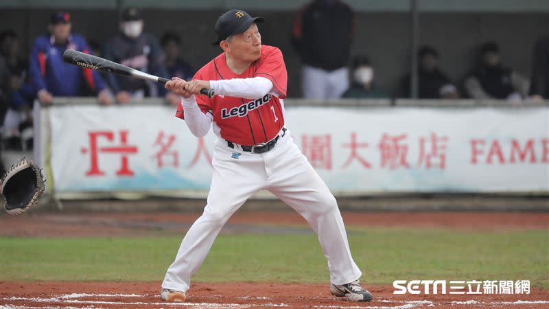 台灣職棒之父洪騰勝。（圖／記者劉彥池攝影）