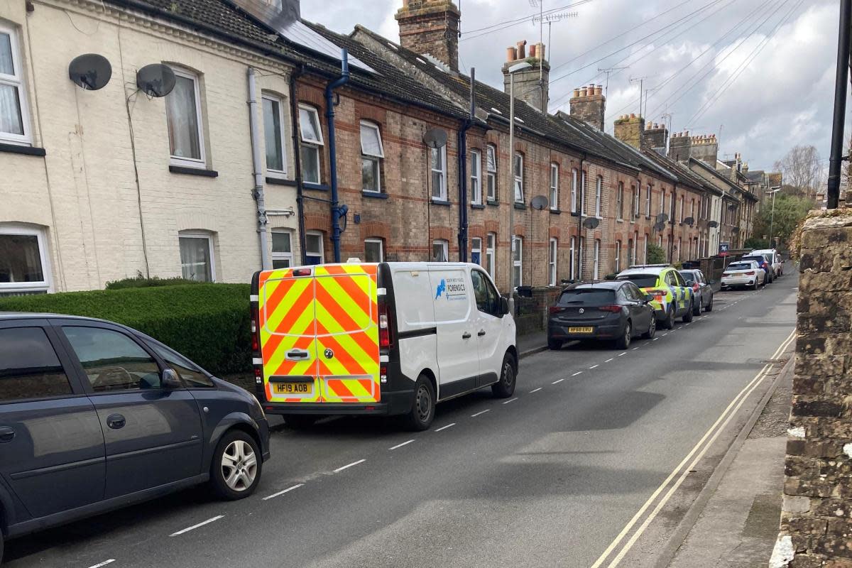 Forensics parked up nearby on Victoria Road <i>(Image: NQ)</i>