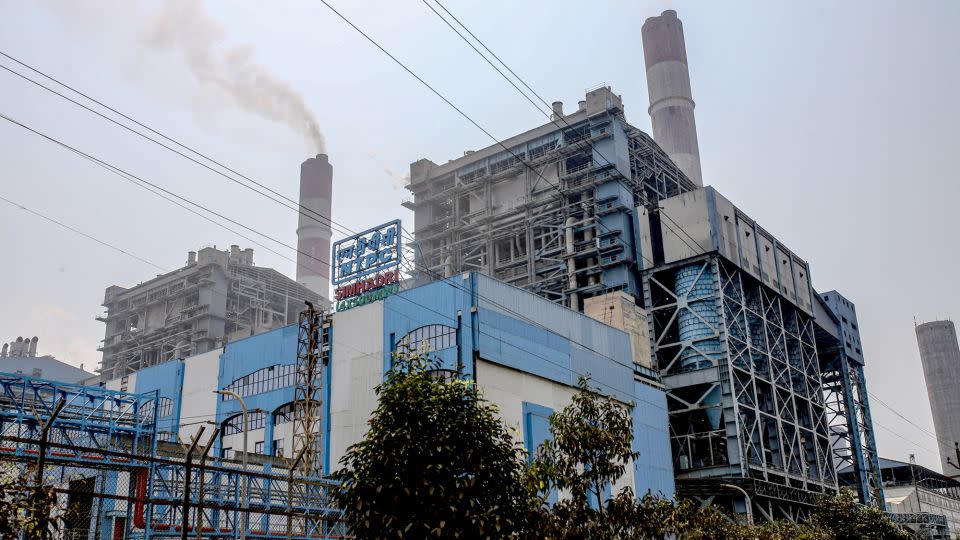 Ein kohlebefeuertes Wärmekraftwerk am Stadtrand von Visakhapatnam, Andhra Pradesh, Indien, 20. März 2022. - Dhiraj Singh/Bloomberg/Getty Images