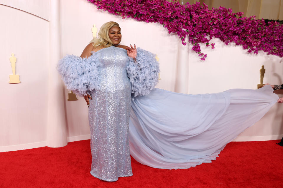 HOLLYWOOD, CALIFORNIA - MARCH 10: Da'Vine Joy Randolph attends the 96th Annual Academy Awards on March 10, 2024 in Hollywood, California. (Photo by John Shearer/WireImage)