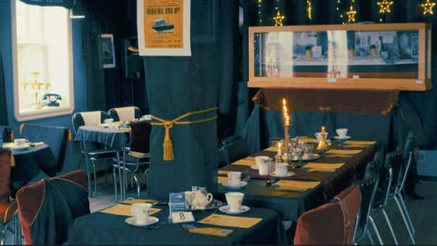 The Route 66 Diner & Pub was transformed into the Titanic's dining room for two soldout shows.