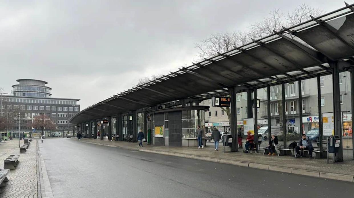 The crime took place at the bus station in Oberhausen, next to the Düsseldorf main railway station. Photo: Frank Schneider via Bild