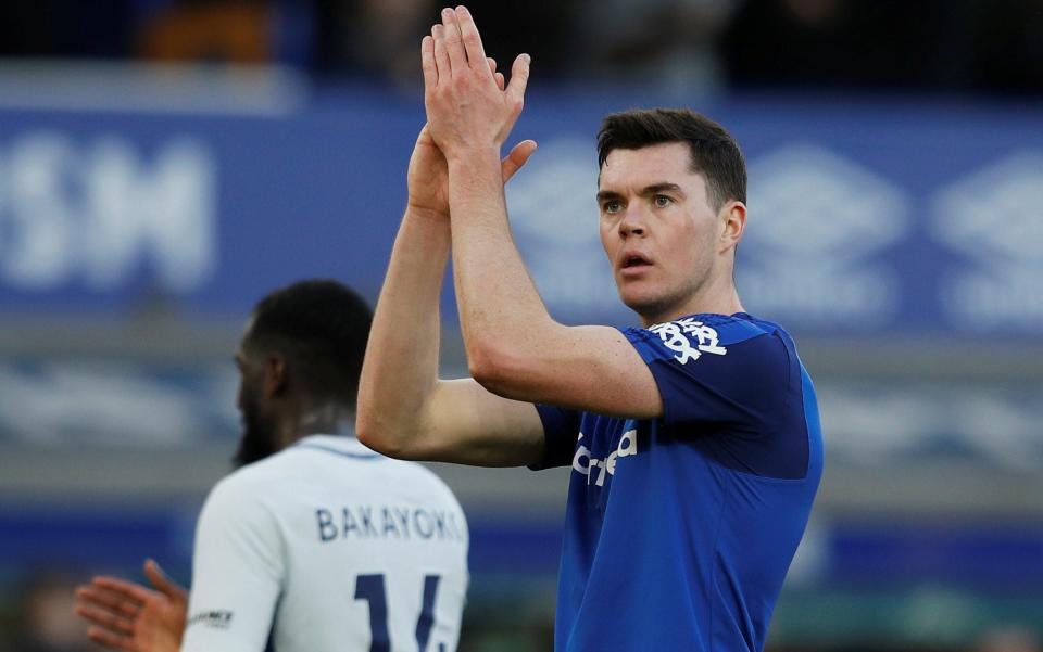 Everton's Michael Keane was named Man of the Match - REUTERS