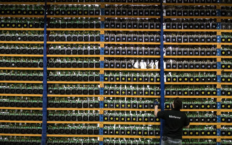 A Bitfarm in Canada - Bloomberg