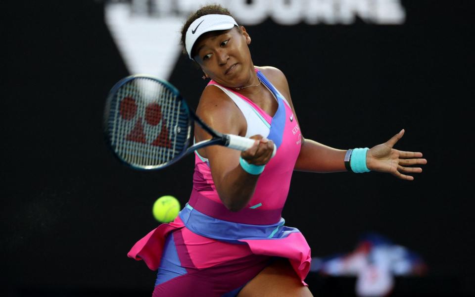 Japan's Naomi Osaka in action during her second round match against Madison Brengle of the U.S - REUTERS/Loren Elliott