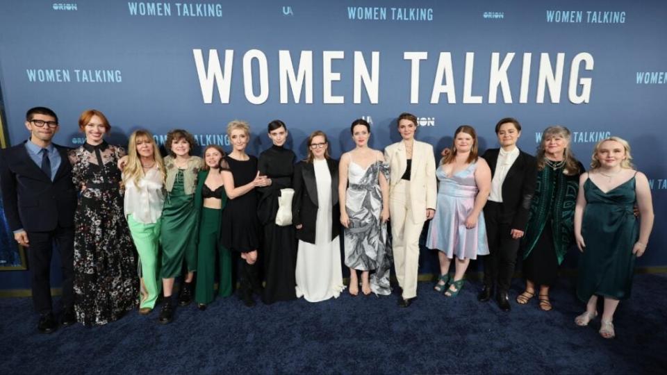 Most of he cast of “Women Talking” attend the film’s Los Angeles premiere.