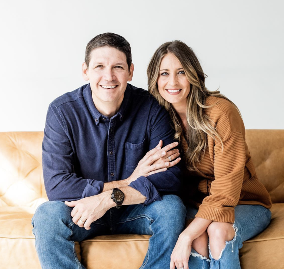 Matt Chandler, lead pastor at Village Church in Texas, with his wife Lauren Chandler (Instagram / Matt Chandler)