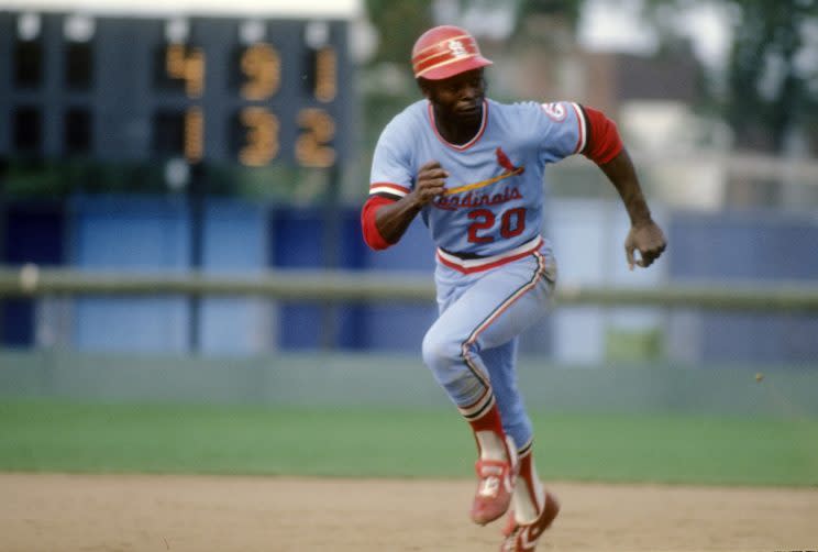 Would Lou Brock have helped the Cubs break the curse? (Getty Images/Focus on Sports)