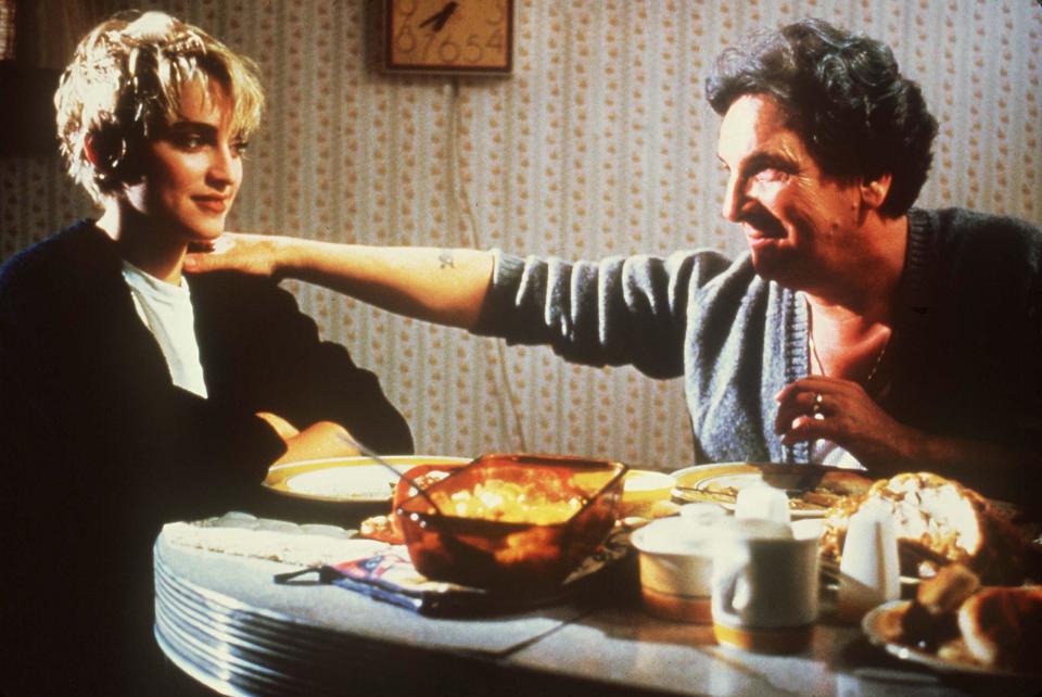 <span><span>Madonna, 'Papa Don't Preach' video with Danny Aiello</span><span>Crollalanza/Shutterstock</span></span>