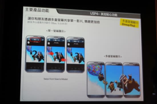 Galaxy Note 3 升級了 Group Play 功能