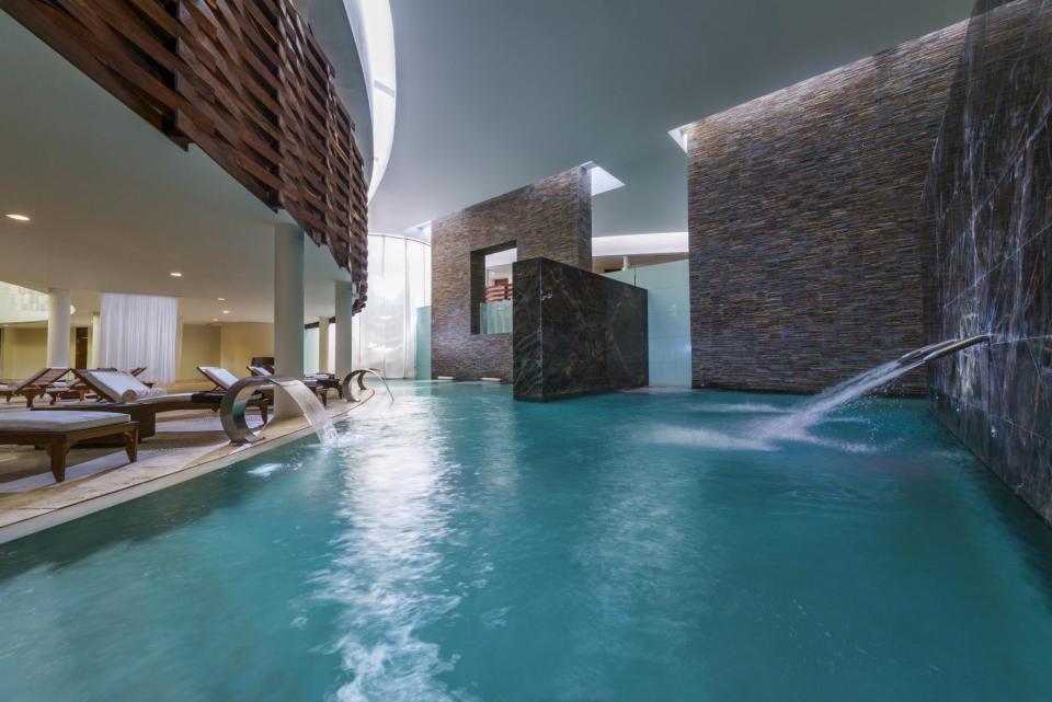 The Grand Velas Riviera Maya Spa is known for its seven-step water ceremony