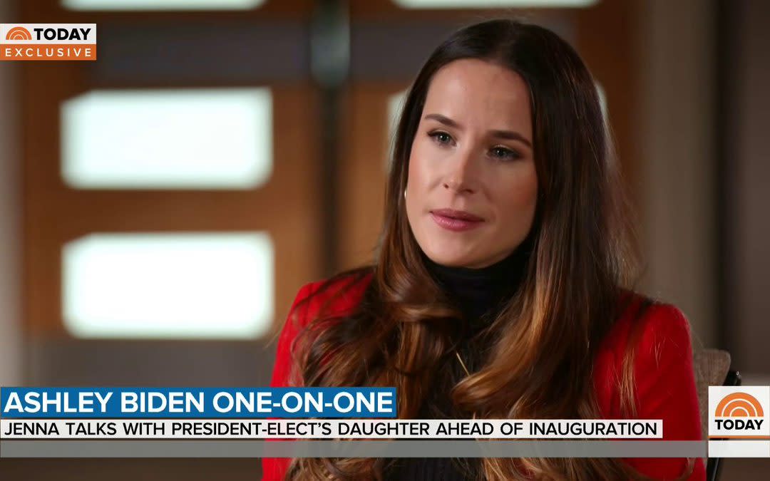 Ashley Biden gives an interview to NBC's Today show - NBC