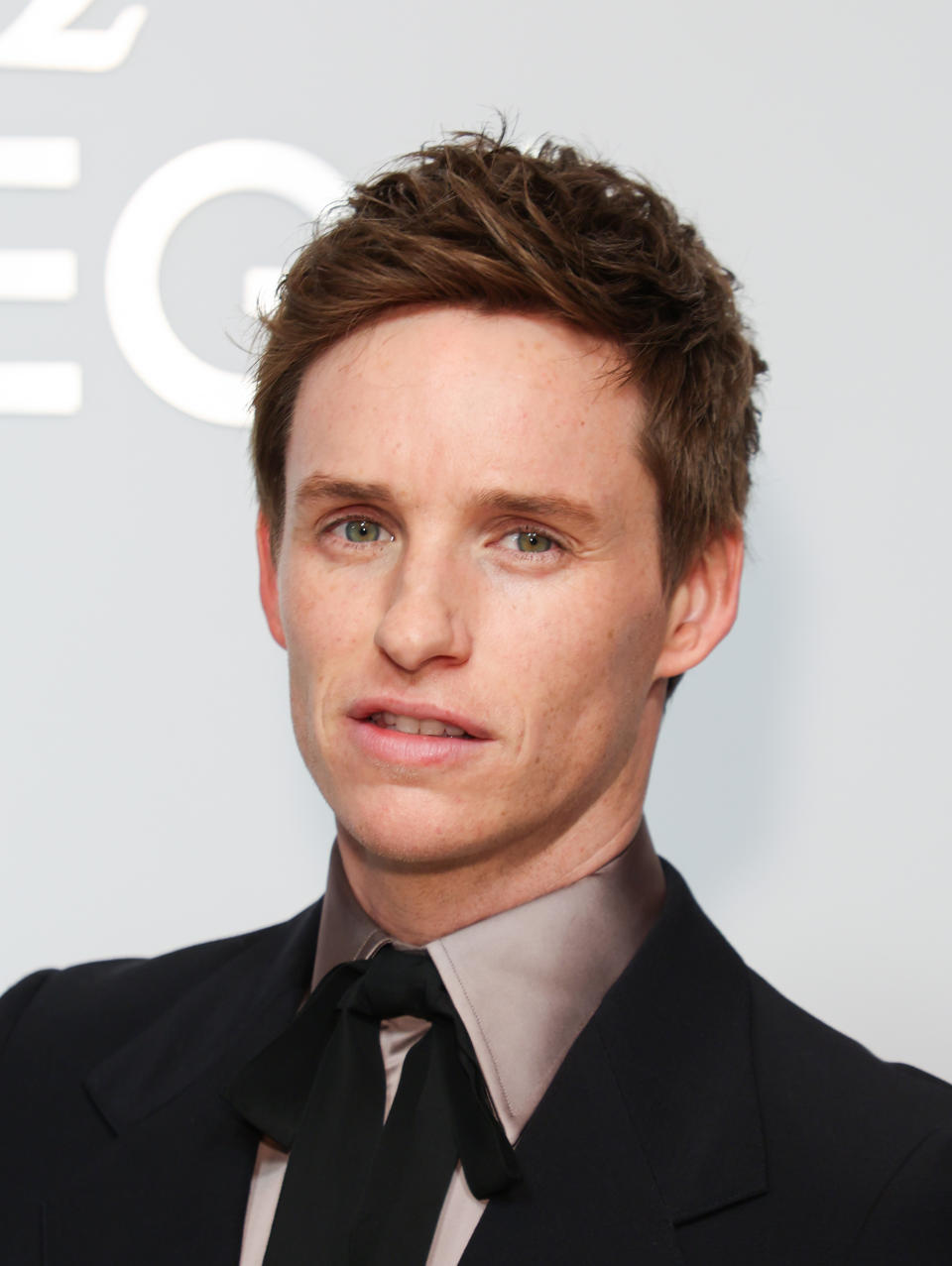 Closeup of Eddie Redmayne