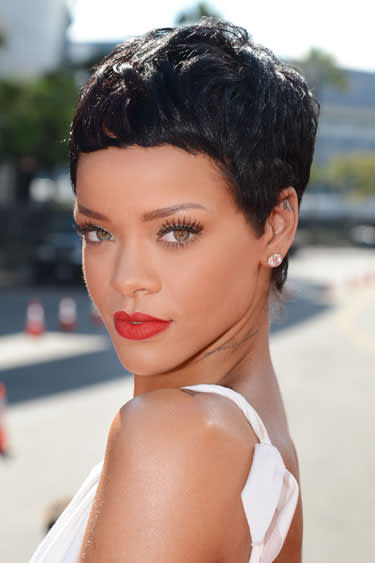 <div class="caption-credit"> Photo by: Ian Gavan/Getty Images Entertainment</div><div class="caption-title">Rihanna's Pixie</div>Proving that short can be tough and sexy, the singer's geometric crop has a square shape that balances an oval face. <br> <br> <p> <b>Read more:</b> </p> <p> <b><a rel="nofollow noopener" href="http://www.harpersbazaar.com/beauty/makeup-articles/best-waterproof-mascaras?link=rel&dom=yah_life&src=syn&con=blog_blog_hbz&mag=har" target="_blank" data-ylk="slk:Waterproof Mascaras That Never Smudge;elm:context_link;itc:0;sec:content-canvas" class="link ">Waterproof Mascaras That Never Smudge</a></b> </p> <p> <b><a rel="nofollow noopener" href="http://www.harpersbazaar.com/beauty/hair-articles/celebrity-haircuts-every-age-0610?link=rel&dom=yah_life&src=syn&con=blog_blog_hbz&mag=har" target="_blank" data-ylk="slk:The Best Haircuts for Every Age;elm:context_link;itc:0;sec:content-canvas" class="link ">The Best Haircuts for Every Age</a></b> </p> <br>