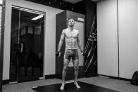 Brendan Loughnane of the Professional Fighters League is pictured doing an interview in an undated handout photo