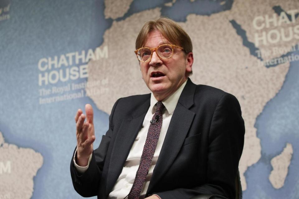 EU Parliament Brexit co-ordinator Guy Verhofstadt (PA)
