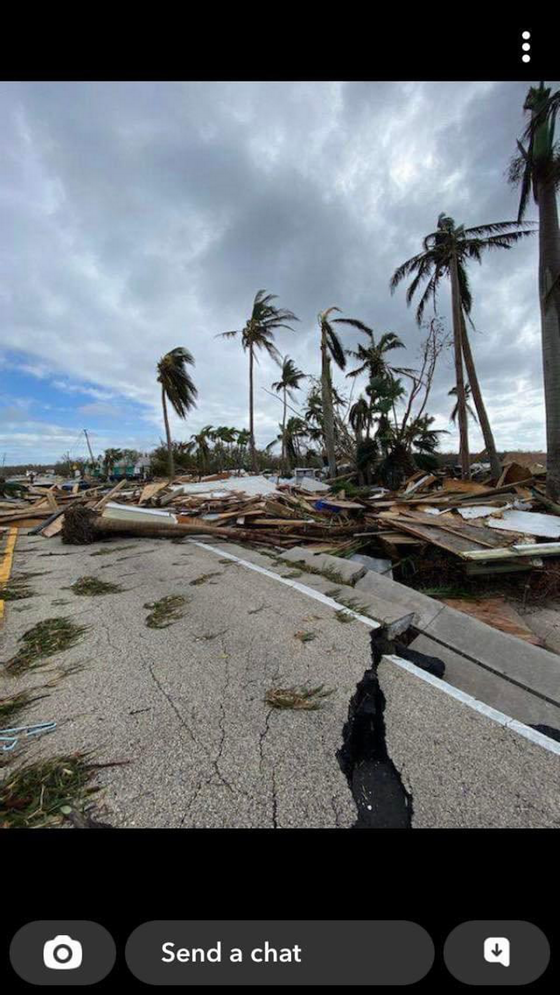Hurricane Ian destroyed much of Matlacha, a charming fishing and artists’ community off Pine Island in southwest Florida. The photo was taken Thursday morning, Sept. 29, 2022, after the massive storm hit the area on Wednesday afternoon.