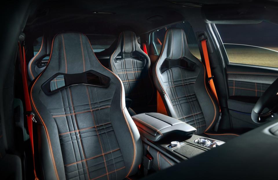 The 2023 Genesis GV80 coupe concept interior.
