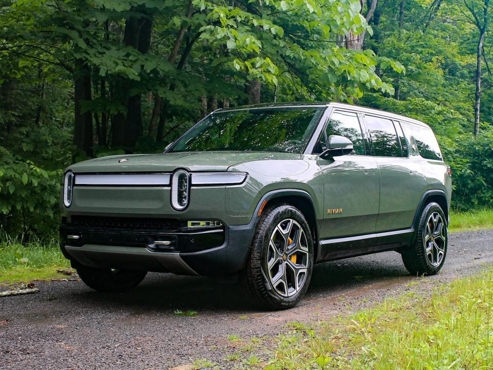 The Rivian R1S electric SUV.