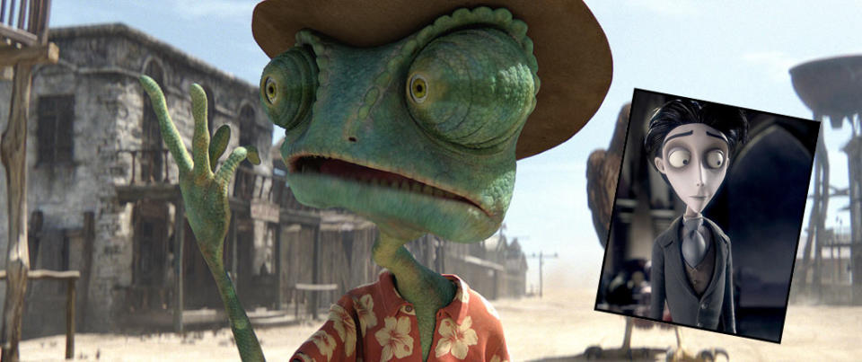 5 Best Johnny Depp Performances 2011 Rango Corpse Bride