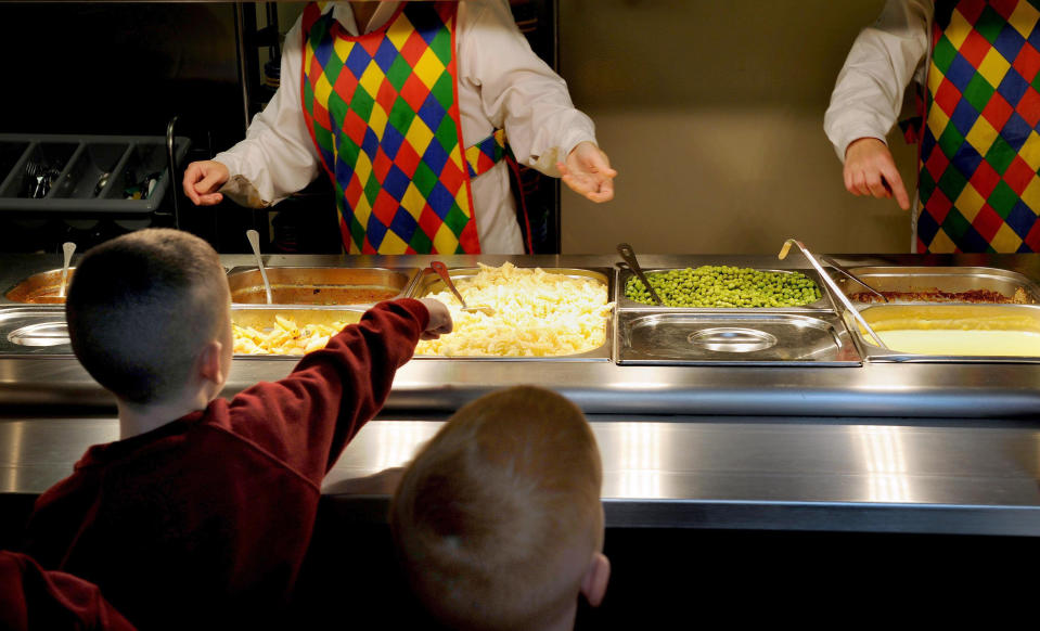 For some children, the only square meals they eat are at school (PA Images)