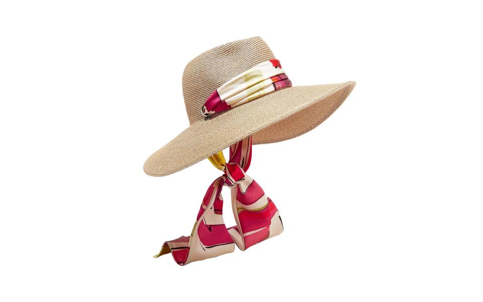 Eugenia Kim Cassidy Printed Faille-trimmed Sun Hat