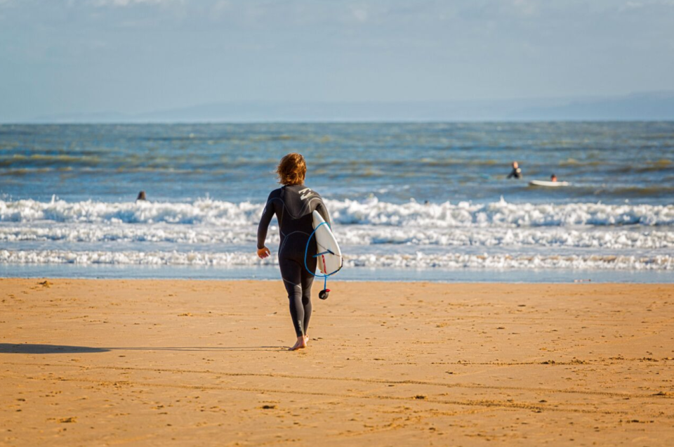 Surfing in Porthcawl