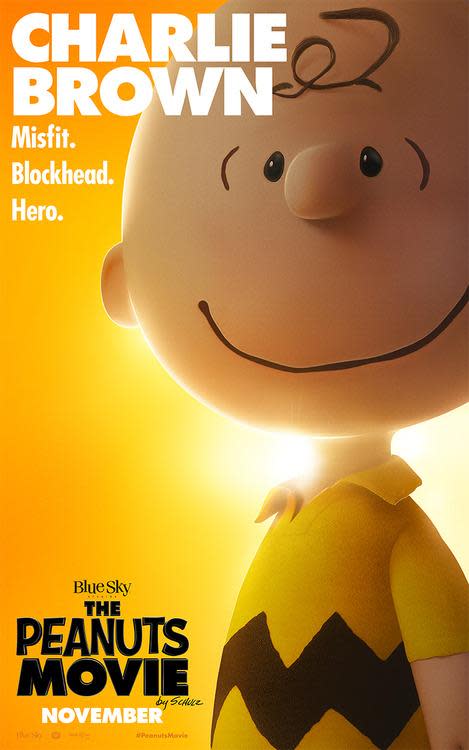 Charlie Brown 'Peanuts' movie poster