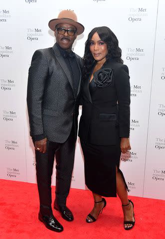 <p>Stephen Lovekin/Shutterstock</p> Courtney B. Vance and Angela Bassett attend the opening night