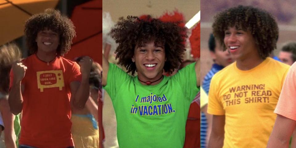 hsm 2 corbin shirts