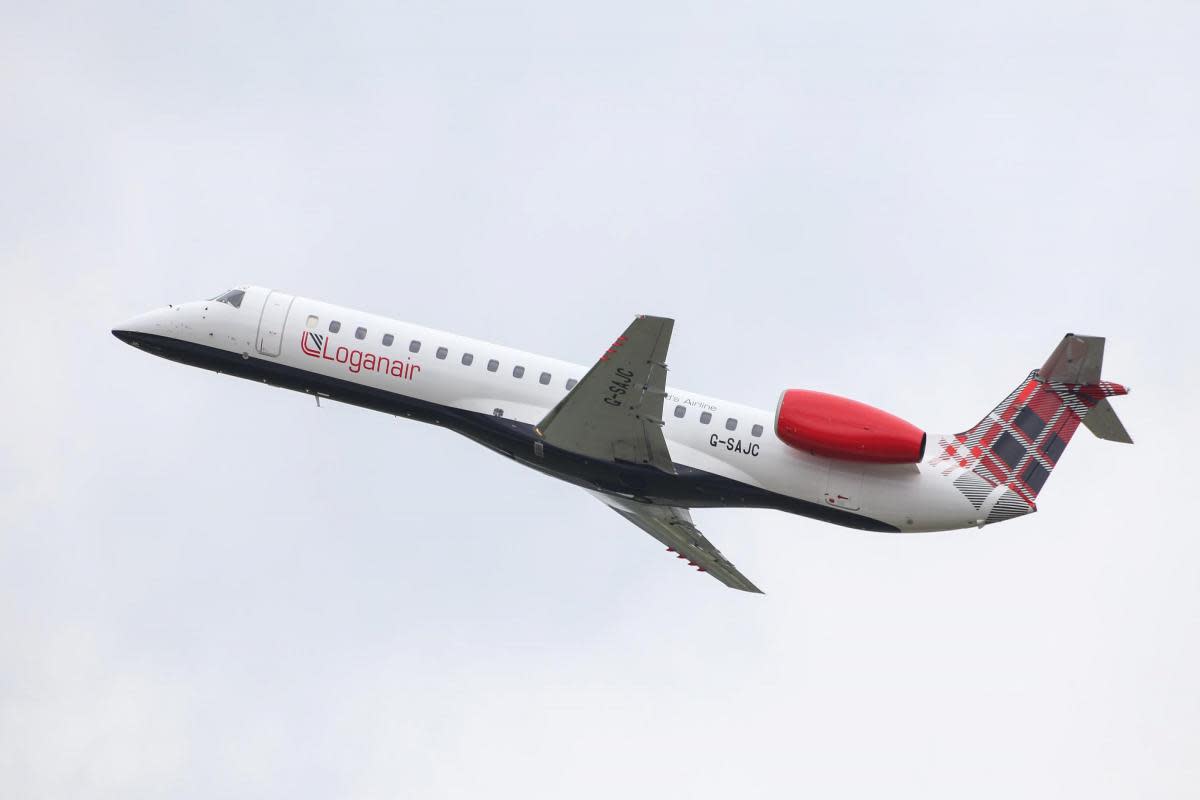 Effective from May 10, Loganair said it would be removing, Aberdeen to Teesside, Aberdeen to Newcastle, and Glasgow to Southampton from its schedule <i>(Image: LOGANAIR)</i>