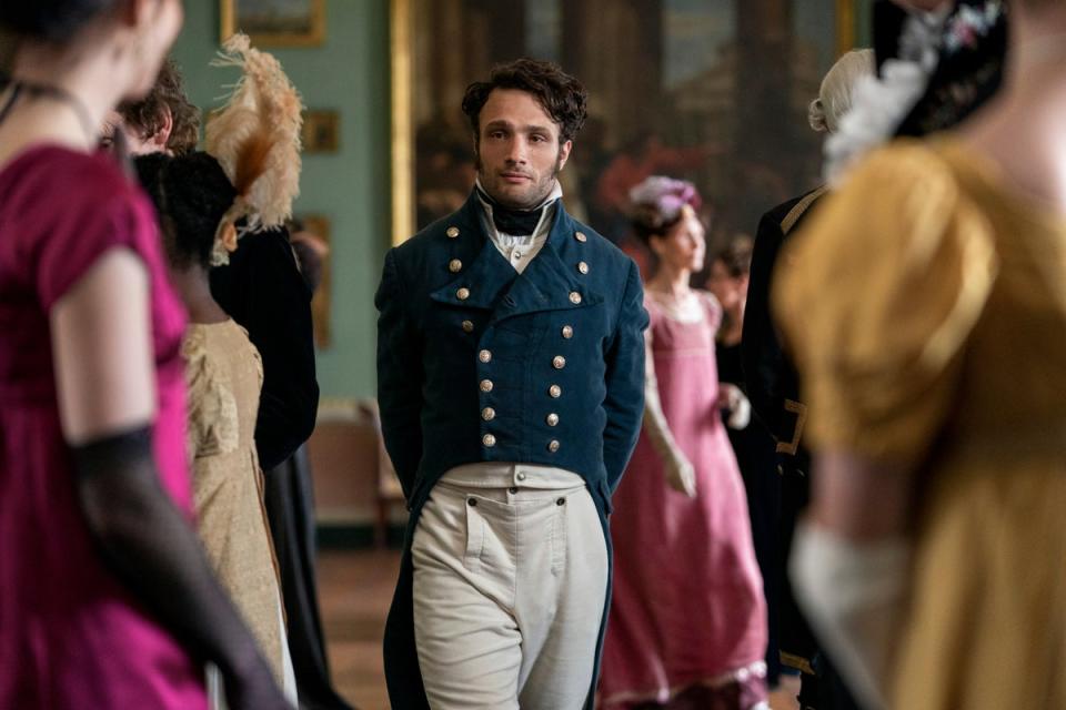 As Captain Frederick Wentworth in Persuasion (NICK WALL/NETFLIX)