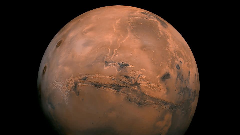 Mars, the fourth planet from the sun, has days that are roughly as long as Earth days. But it's a smaller planet, its temperatures average -81 degrees Fahrenheit, and its atmosphere is much thinner and comprised mostly of carbon dioxide. - NASA