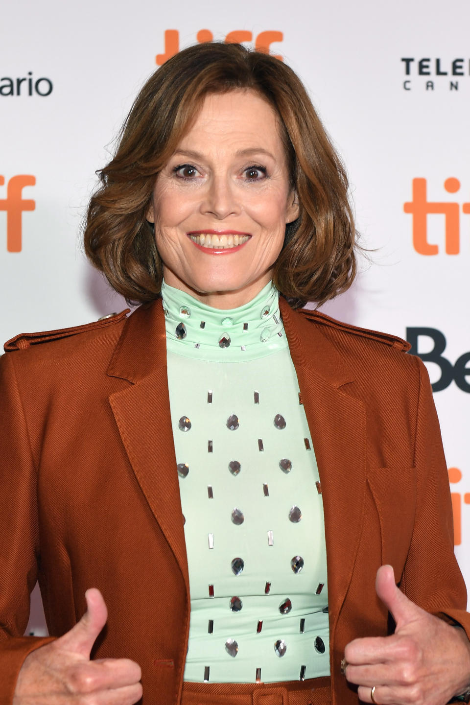 Sigourney Weaver attends "The Good House" Premiere during the 2021 Toronto International Film Festival at Roy Thomson Hall on September 15, 2021