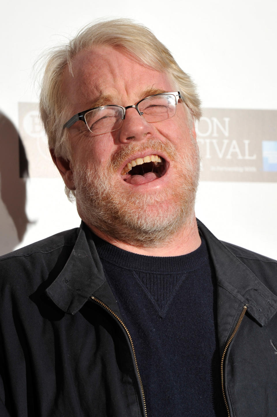 LONDON, ENGLAND - OCTOBER 19: Actor Philip Seymour Hoffman speaks at "The Ides of March" press conference during the 55th BFI London Film Festival at the Odeon West End on October 19, 2011 in London, England. (Photo by Gareth Cattermole/Getty Images For The BFI)