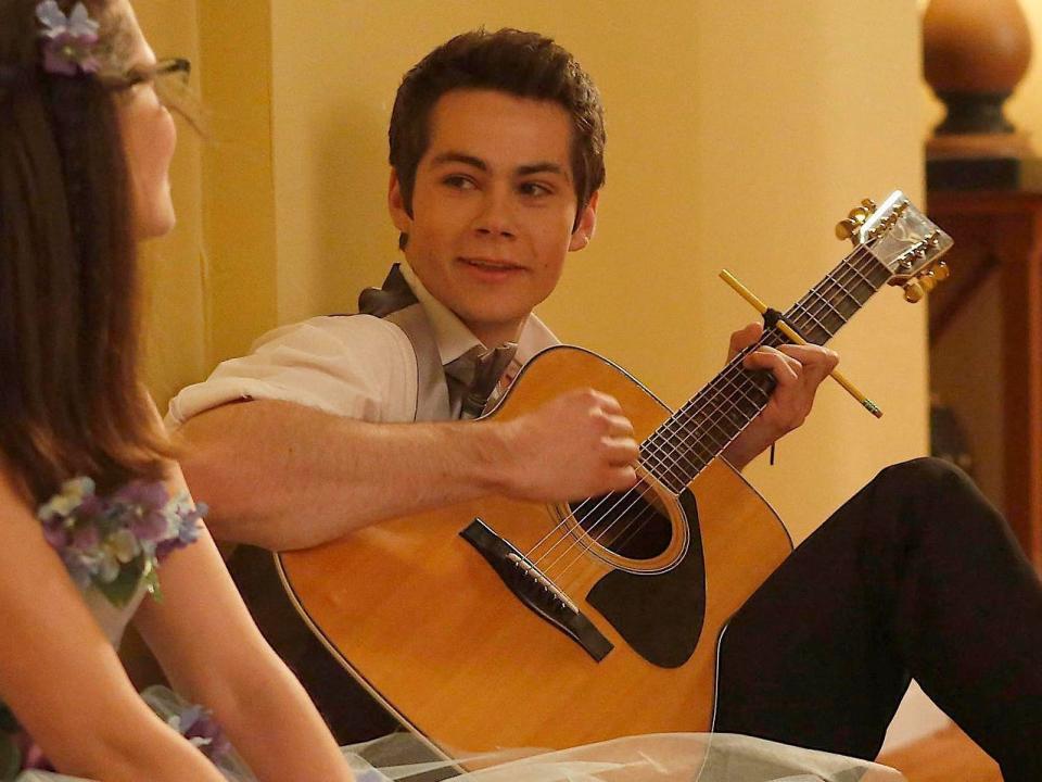 Dylan O'Brien guest starring on season two, episode 23 of "New Girl."