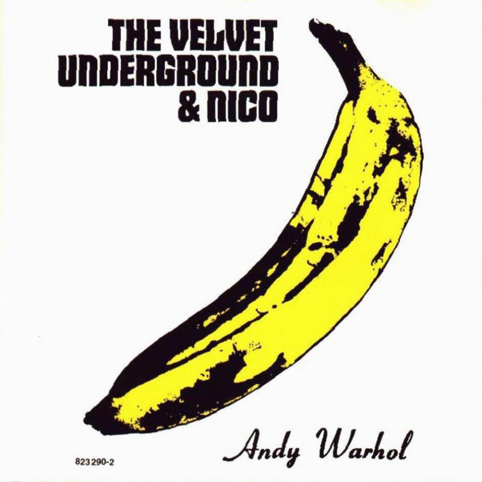 The cover of the Velvet Underground’s first album. designed by Andy Warhol.