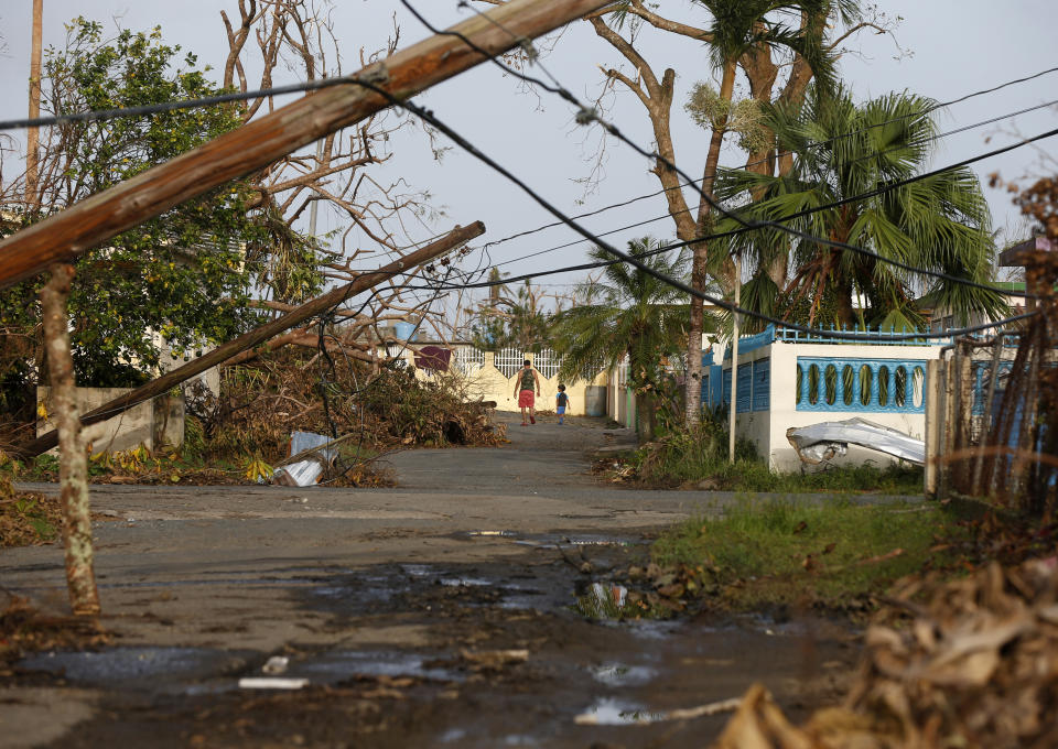 Puerto Rico has been left devastated by Hurricane Maria. Copyright: [AP]